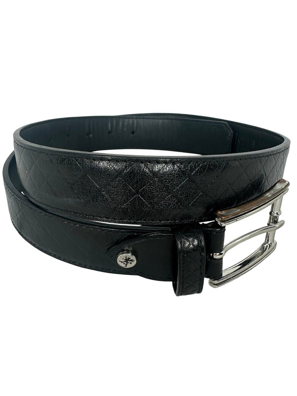 Stacy Adams Black Leather Belt 34